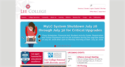 Desktop Screenshot of lee.edu