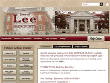 Tablet Screenshot of lee.ma.us